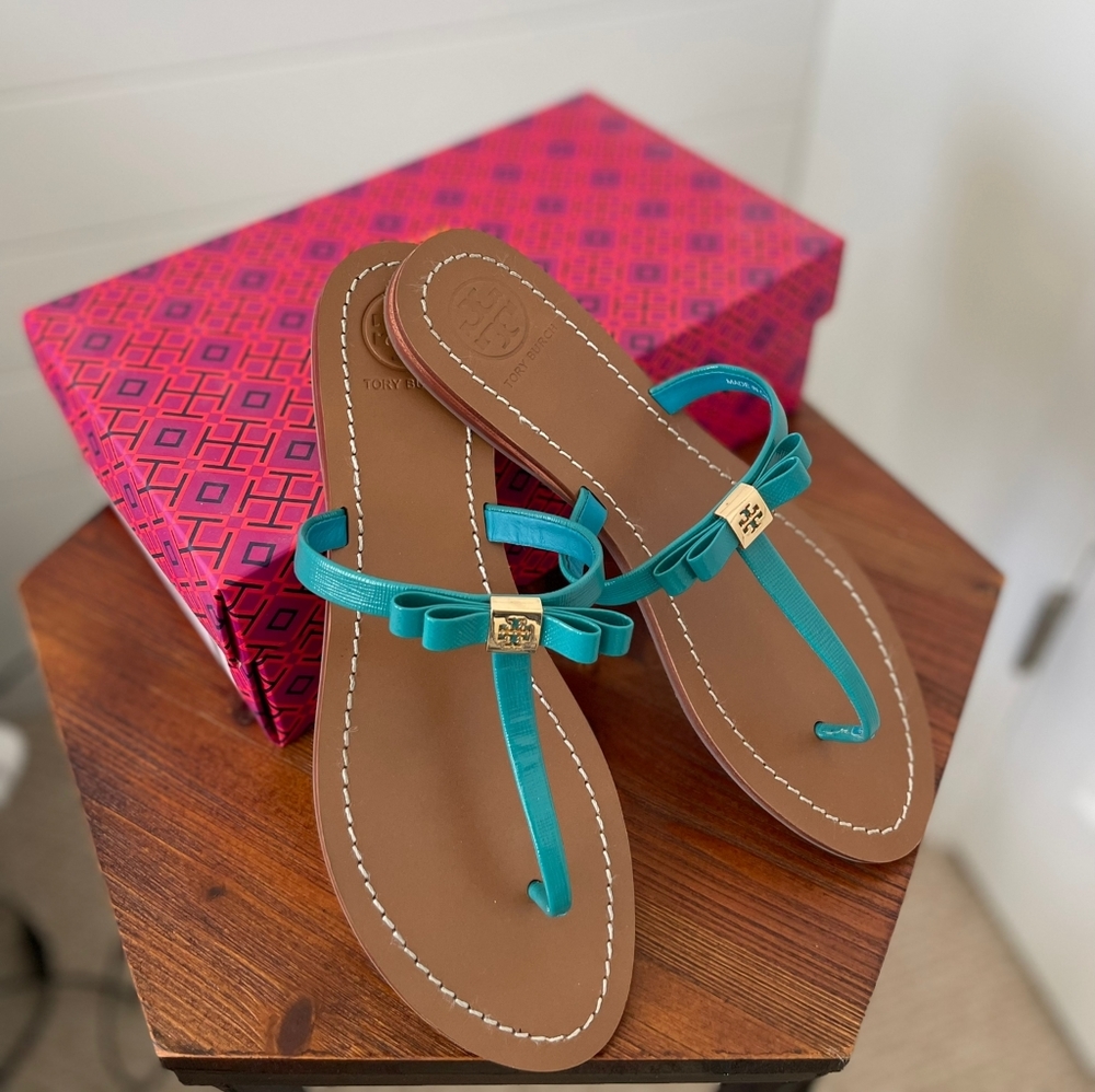 Tory Burch Aquarius Leather Leigh Anne Sandal